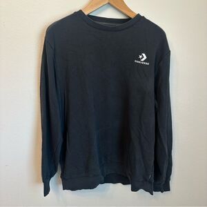 Converse Black Logo Crewneck Sweatshirt
